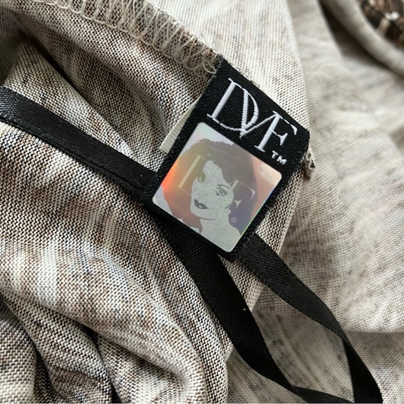 Diane Von Furstenberg Vintage Reissued Jeanne Classic Wrap Dress Swirl Black 4 - Picture 5 of 9